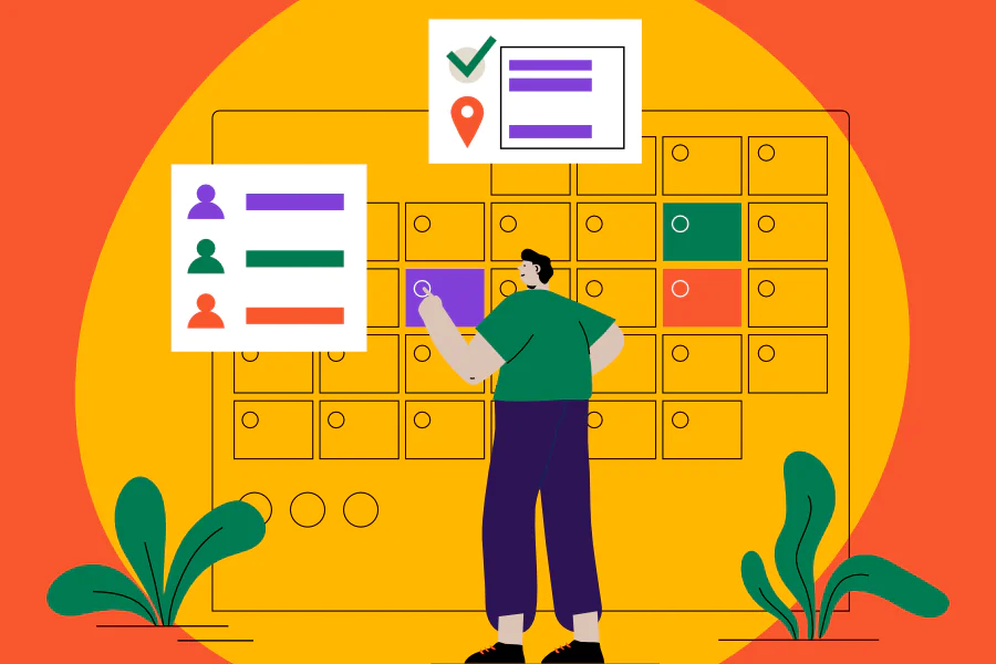 calendários de comunicação interna